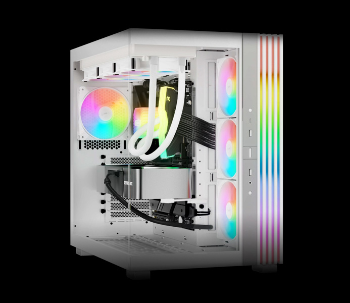 美品 正規品 be quiet! Light Wings LX 140 白 be quiet! LIGHT WINGS LX 140mm PWM BL128 ARGB LED Case Fan